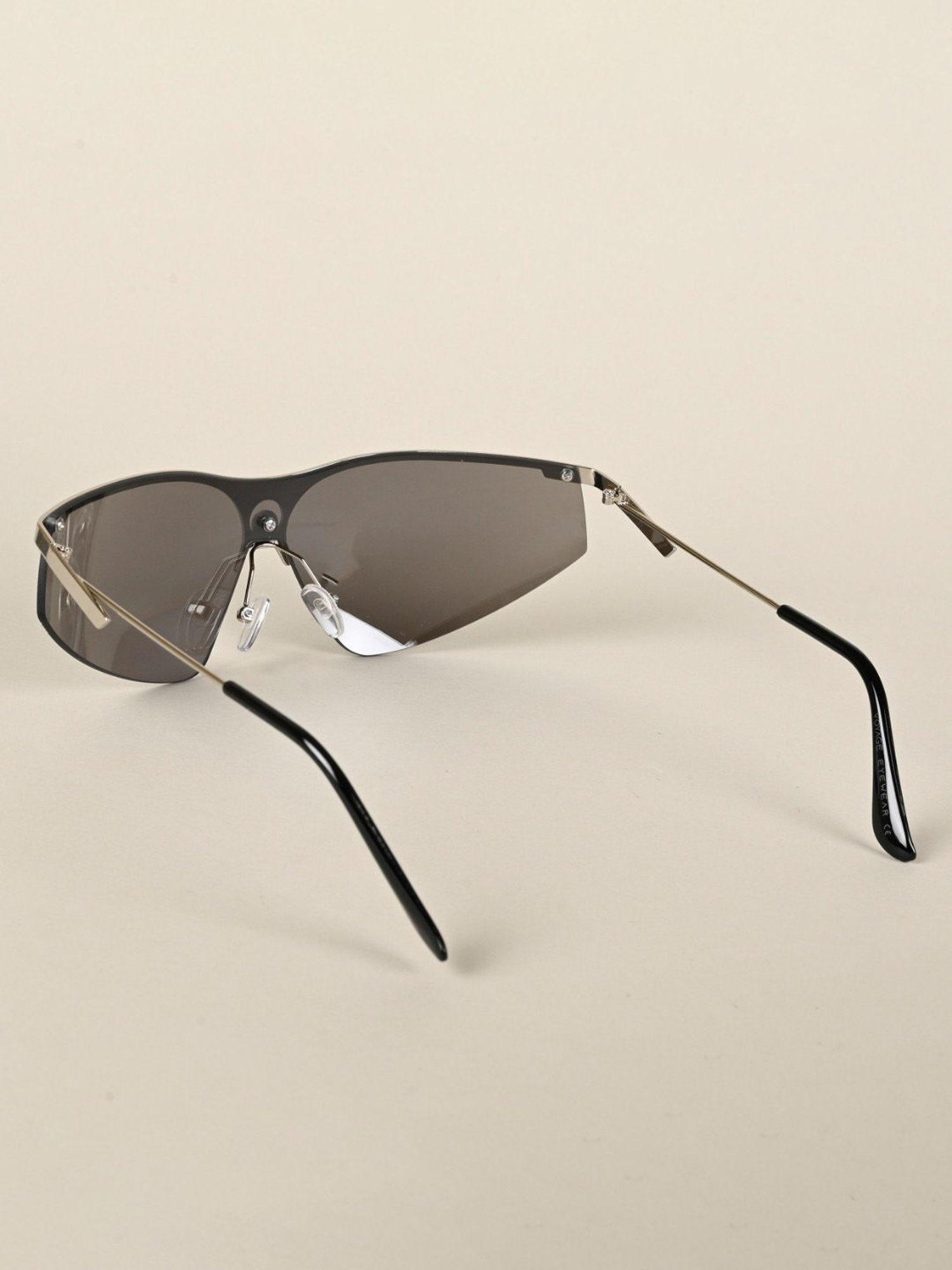 Voyage Grey Wraparound UV Protection Unisex Sunglasses