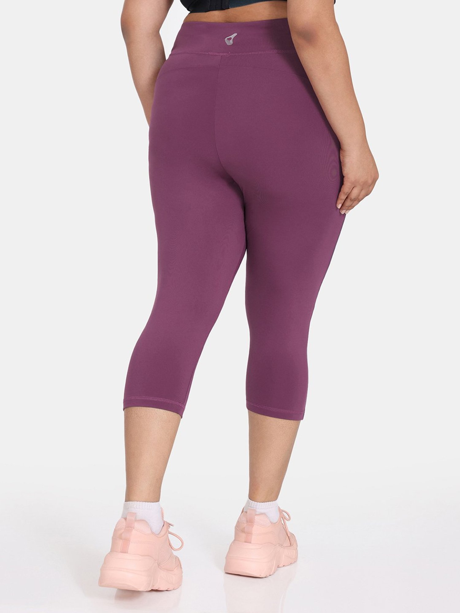 Zelocity by Zivame Purple Quick Dry Capris