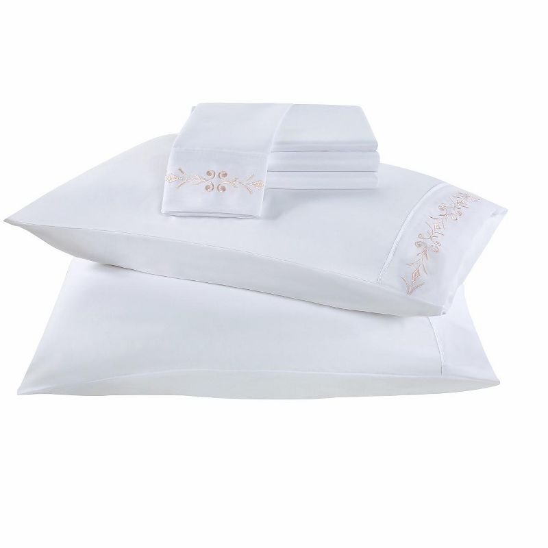 VCNY Home Fluere Sheet Set - Multicolored Floral Reverse Throw