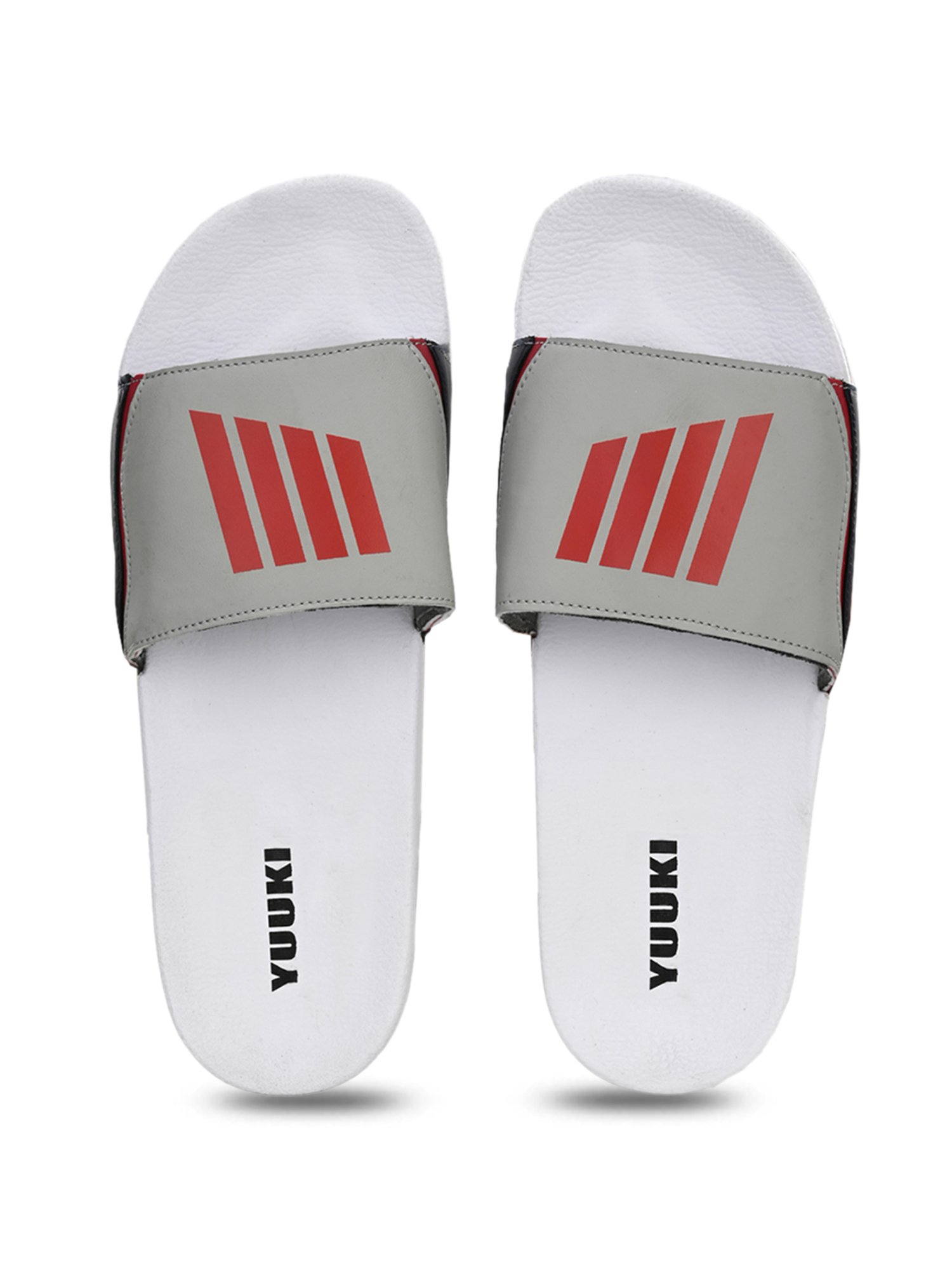 Yuuki Men's MIAMI 2 Grey Slides