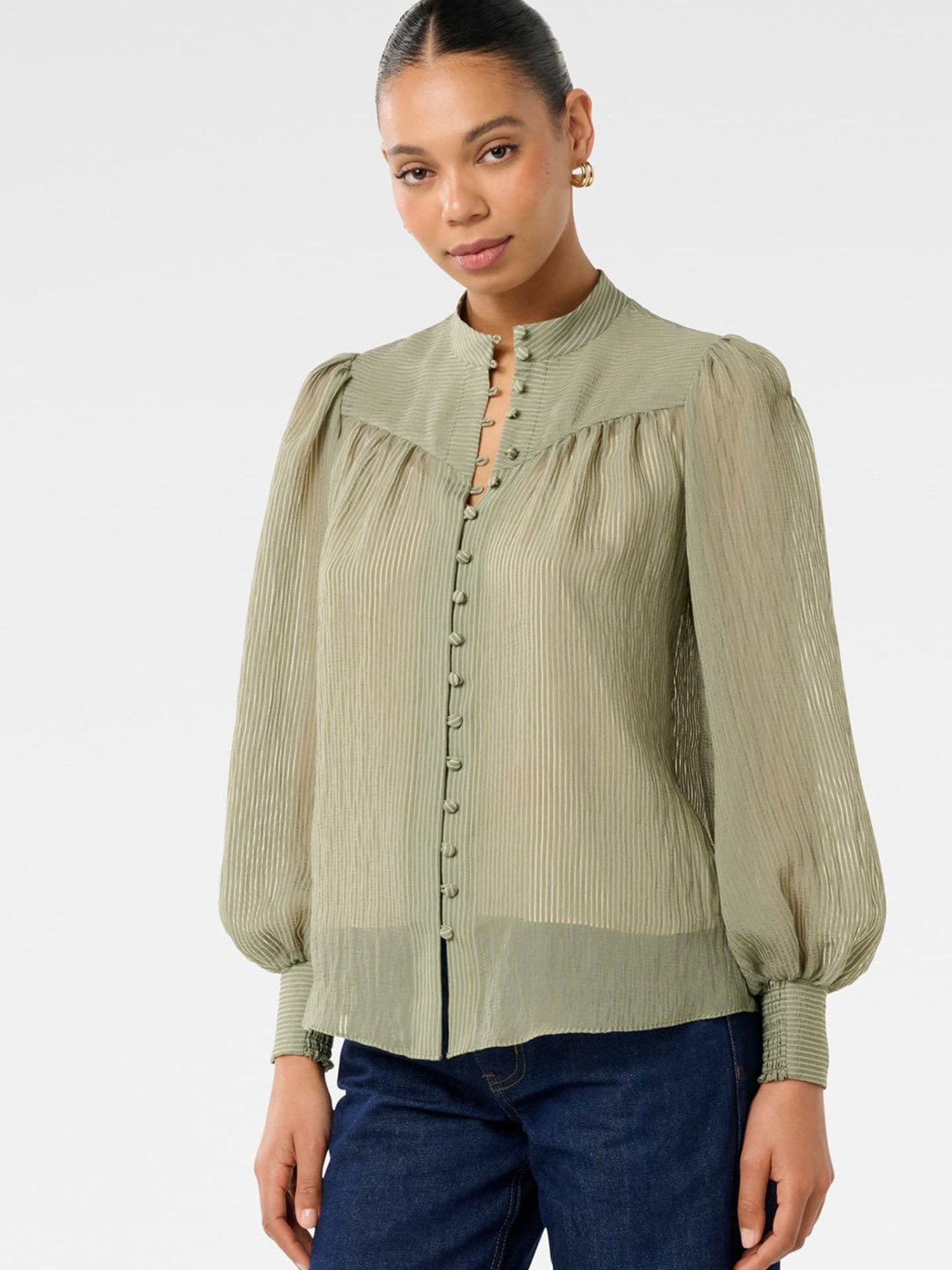 Forever New Leo Soft Stripe Top With Camisole