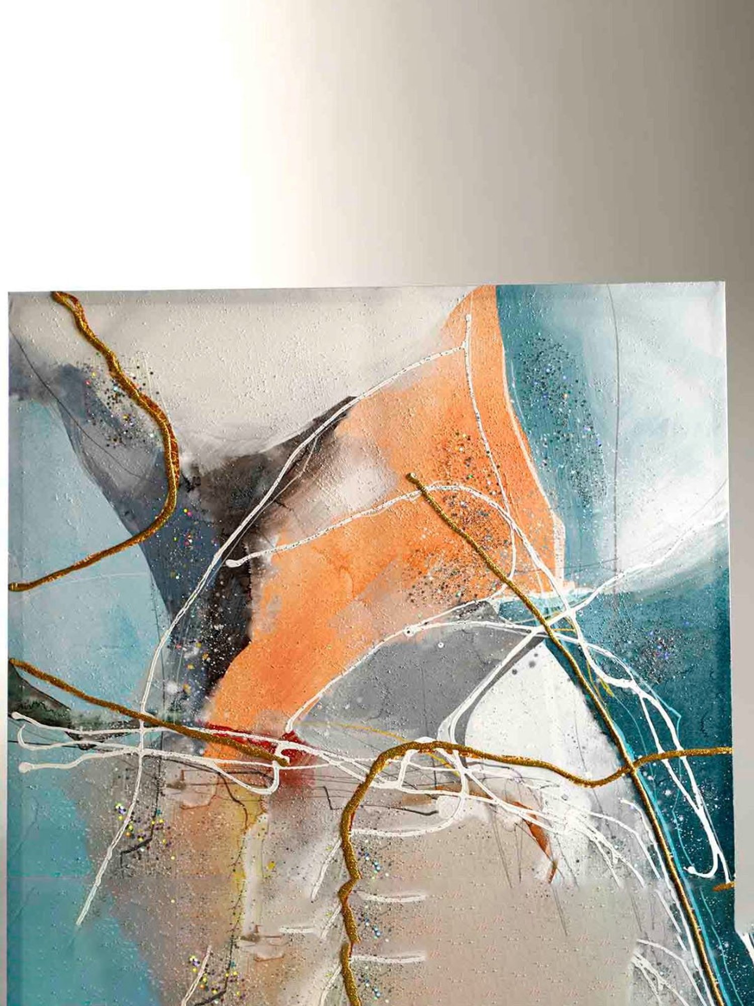 Home4U Heist Mulitcolor Canvas Wall Art