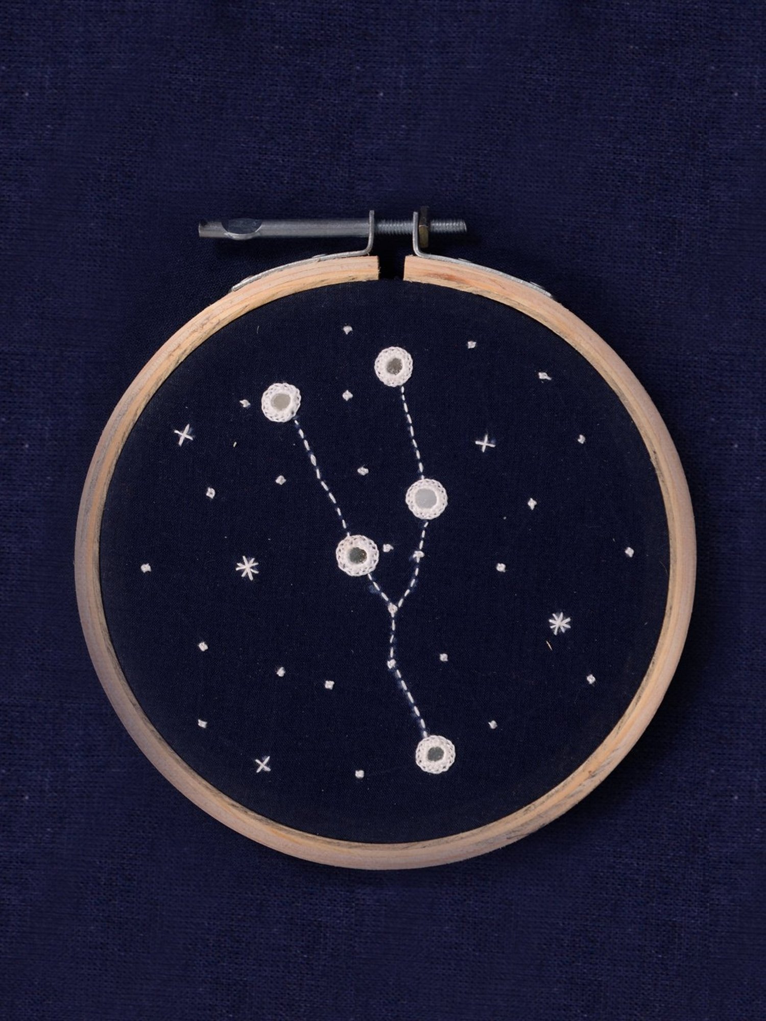 Okhai Wanderlust Hand Embroidered Hoop - Set of 1