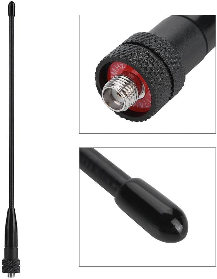 Zerone Walkie Talkie Antenna, UV Dual Band Antenna SMA-Female Compatible with a Variety of Walkie-talkies for Two-Way Radio, for PUXING PX-777, PX-777 Plus, PX-666, PX-888,PX-888K