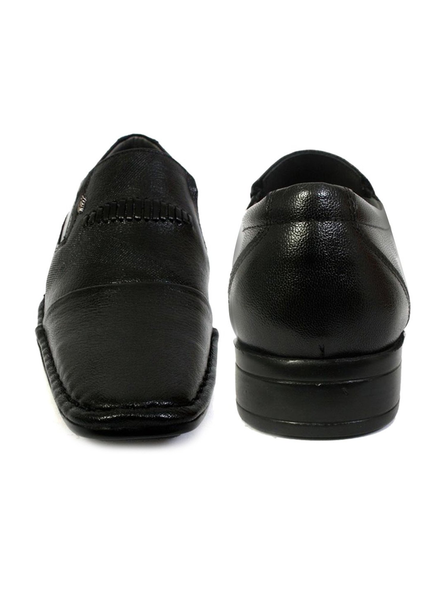 Hitz Men's Black Formal Slip-ons