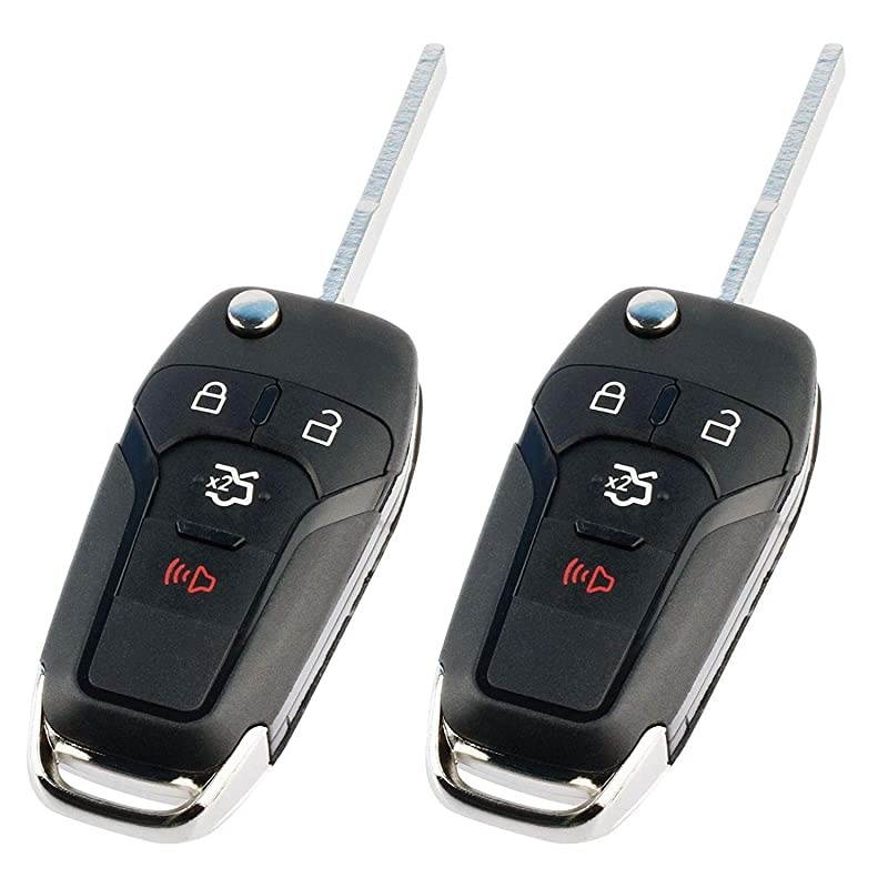 Flip Key for 013 014 015 016 Ford Fusion Keyless Entry Remote Fob N5FA08TAA 164R7986