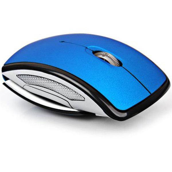 A910 Foldable Ergonomic 2.4Ghz Wireless Optimal Mouse with Embedded Receivers