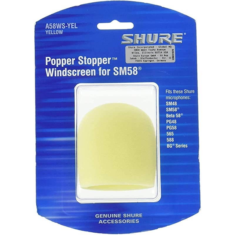A58WS Foam Windscreen for All  Ball Type Microphones, Yellow