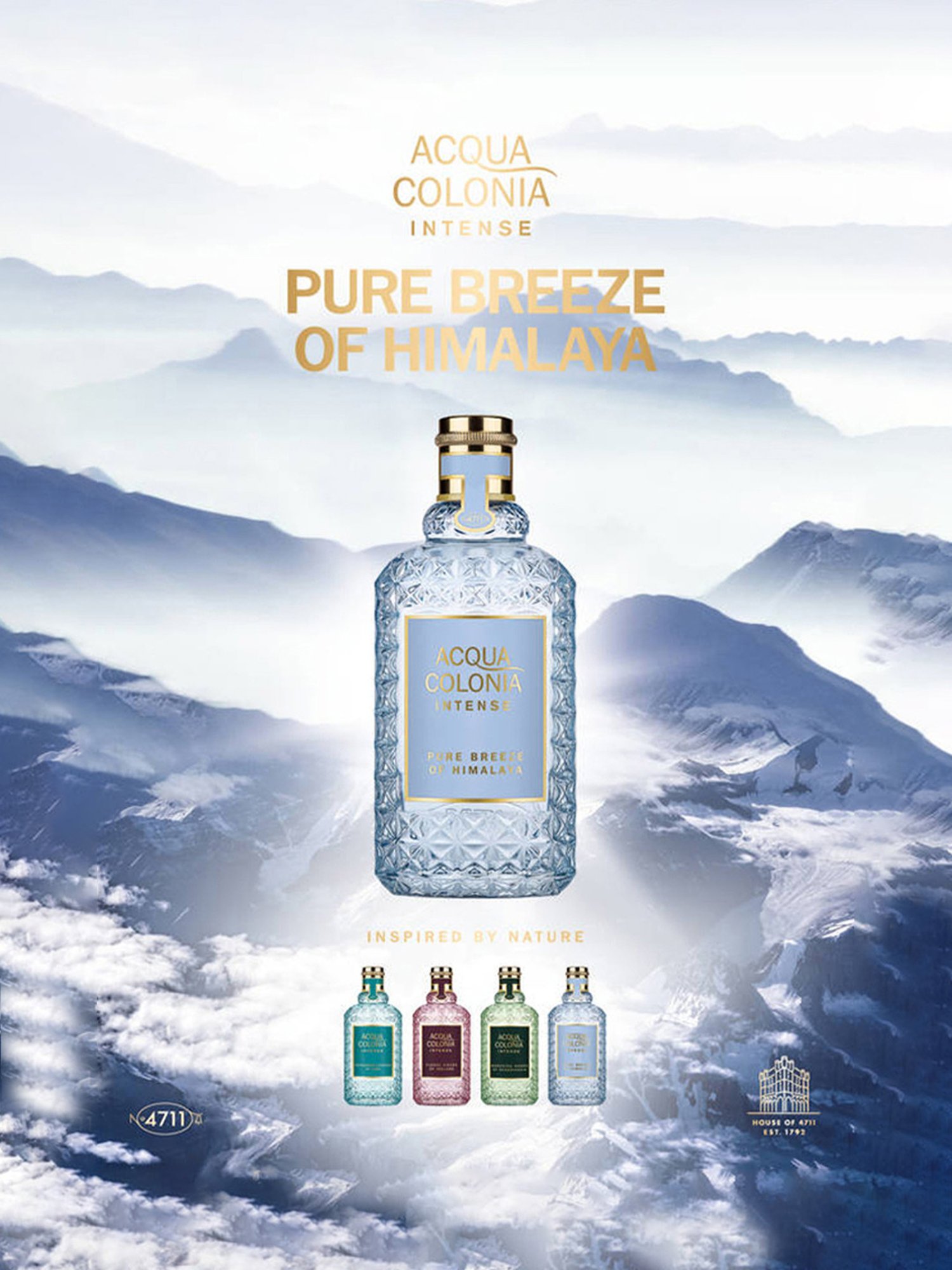 4711 Acqua Colonia Intense Pure Breeze Of Himalaya Eau de Cologne - 170 ml