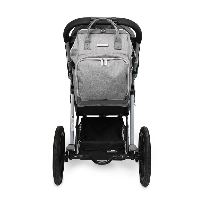 Bananafish Diaper Bag Solid - Light Gray Heather