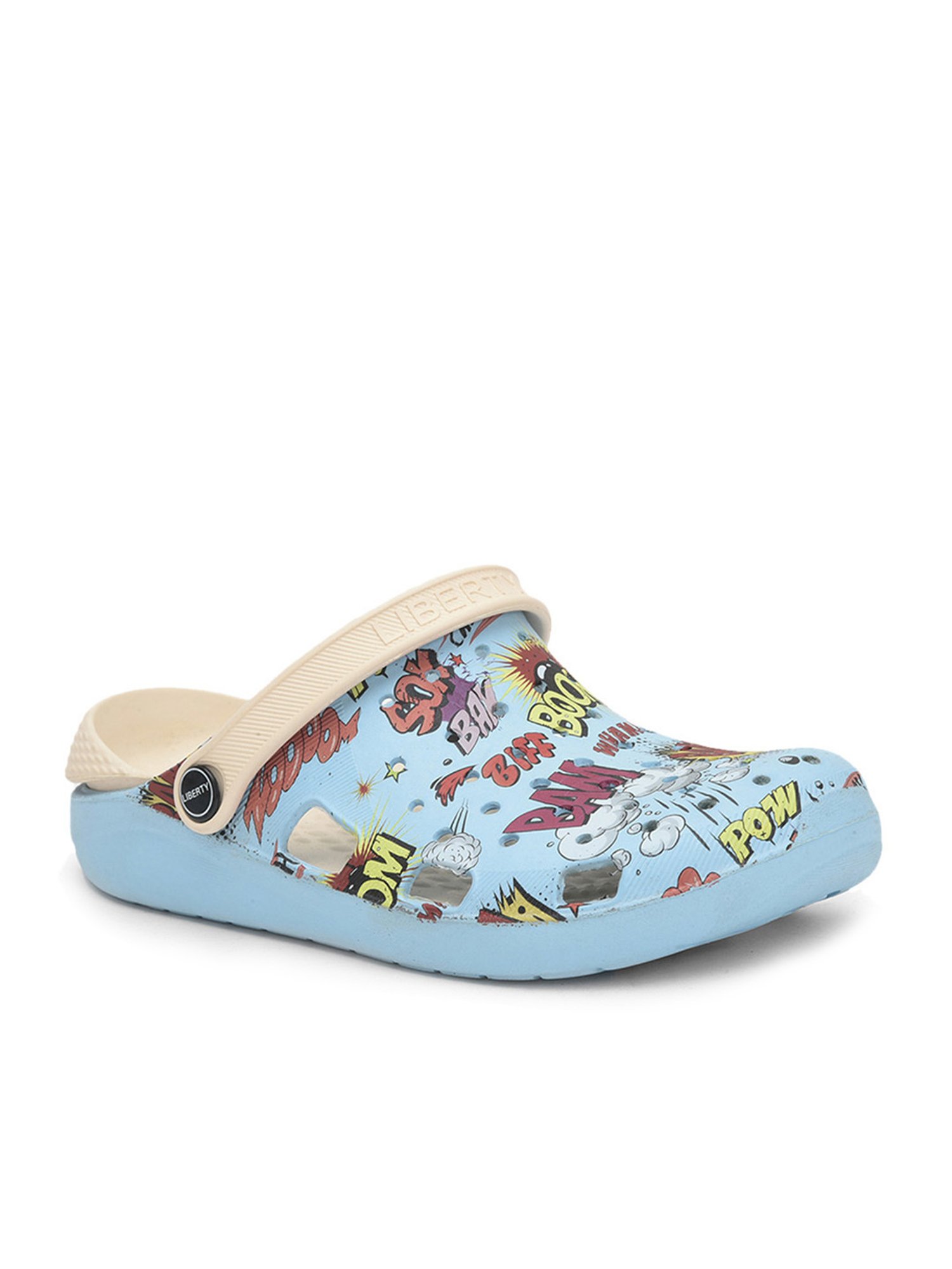 Aha By Liberty Men's Blue Back Strap Clogs