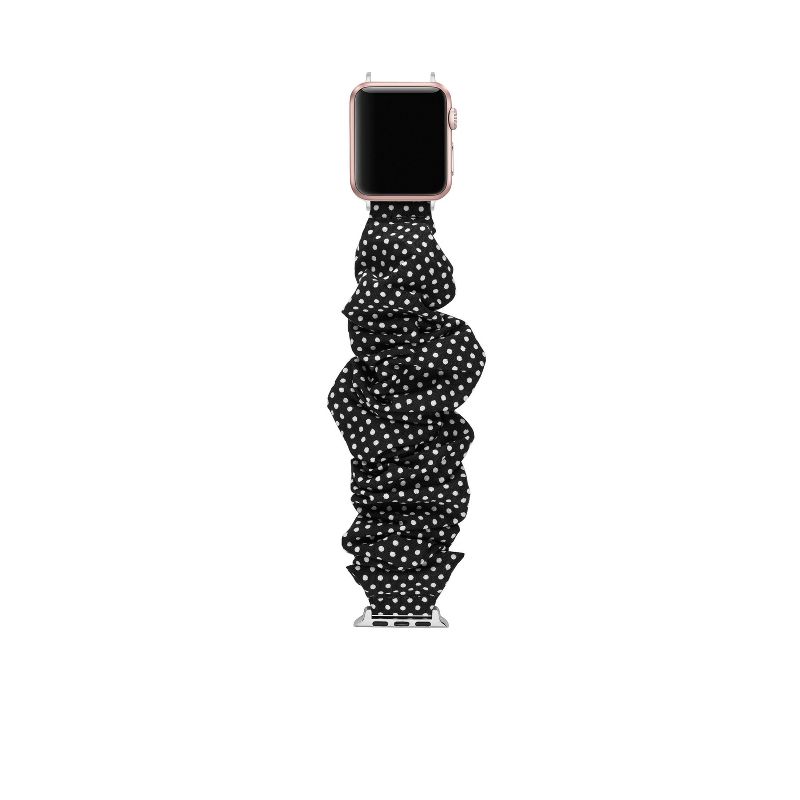 Kate Spade New York Apple Watch Black and White Polka Dot Fabric 38/40mm band