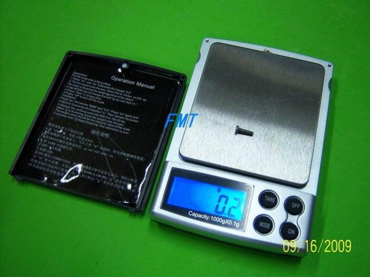 Wholesale 0.1g-1000g / 1000g Mini Electronic digital Balance Pocket Jewelry Diamond Gold Weight Scale