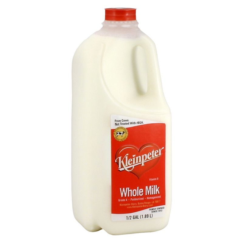 Kleinpeter Whole Milk - 0.5gal