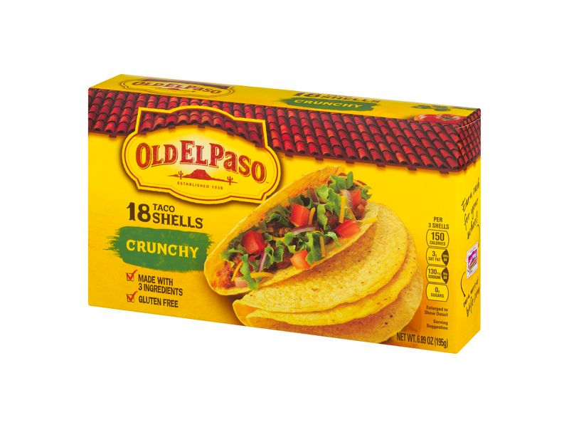 Old El Paso Gluten Free Crunchy Taco Shells - 6.89/18ct