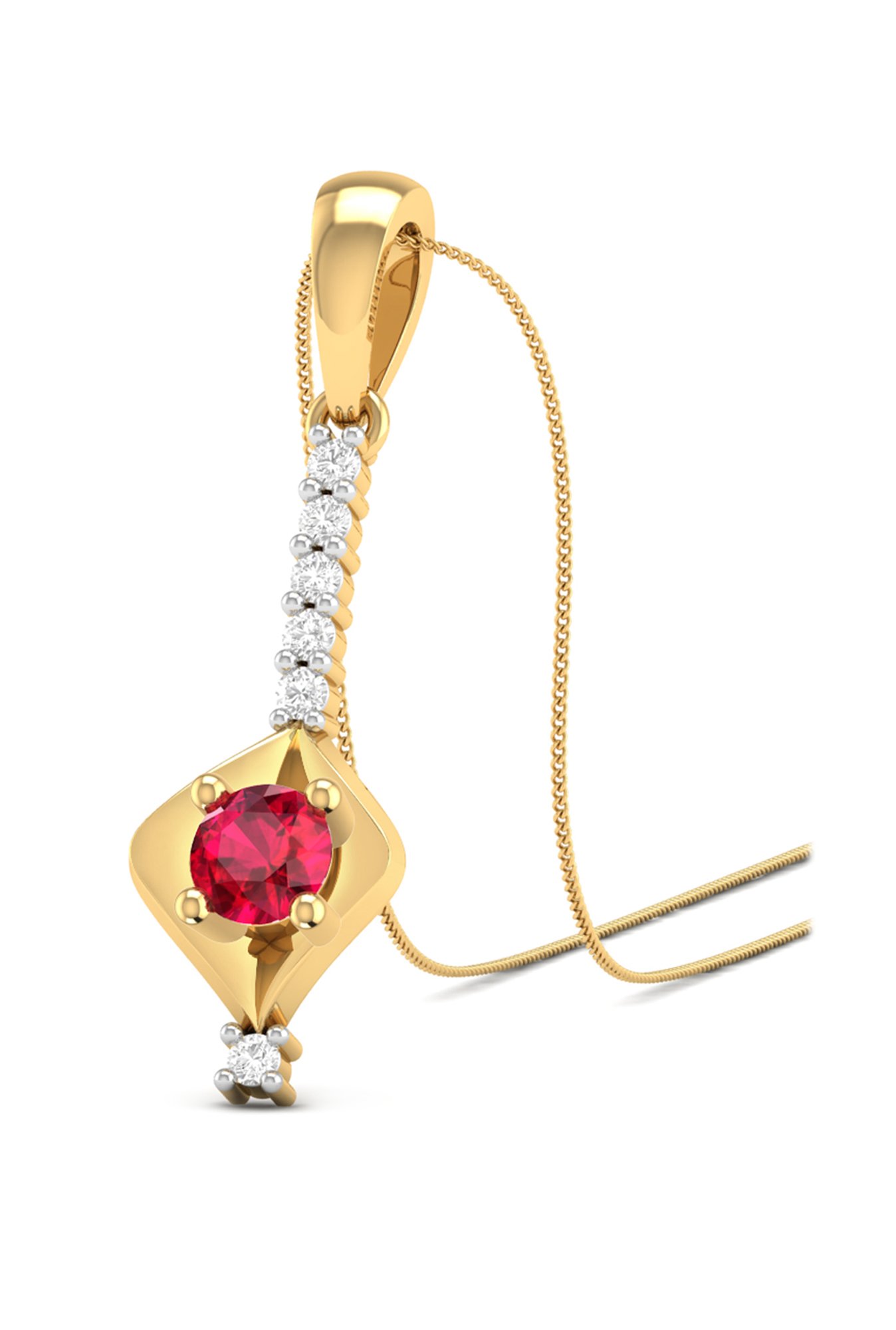 PC Jeweller Devland 22 kt Gold Pendant without Chain