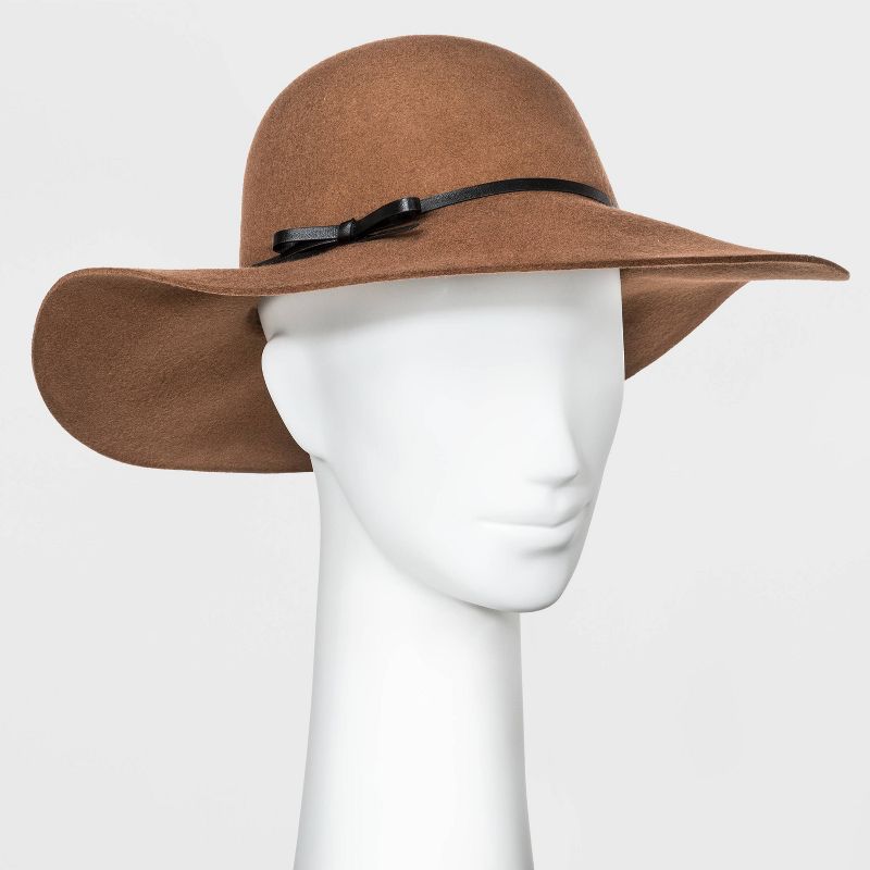 Women's Felt Floppy Hat - A New Day™ Brown One Size