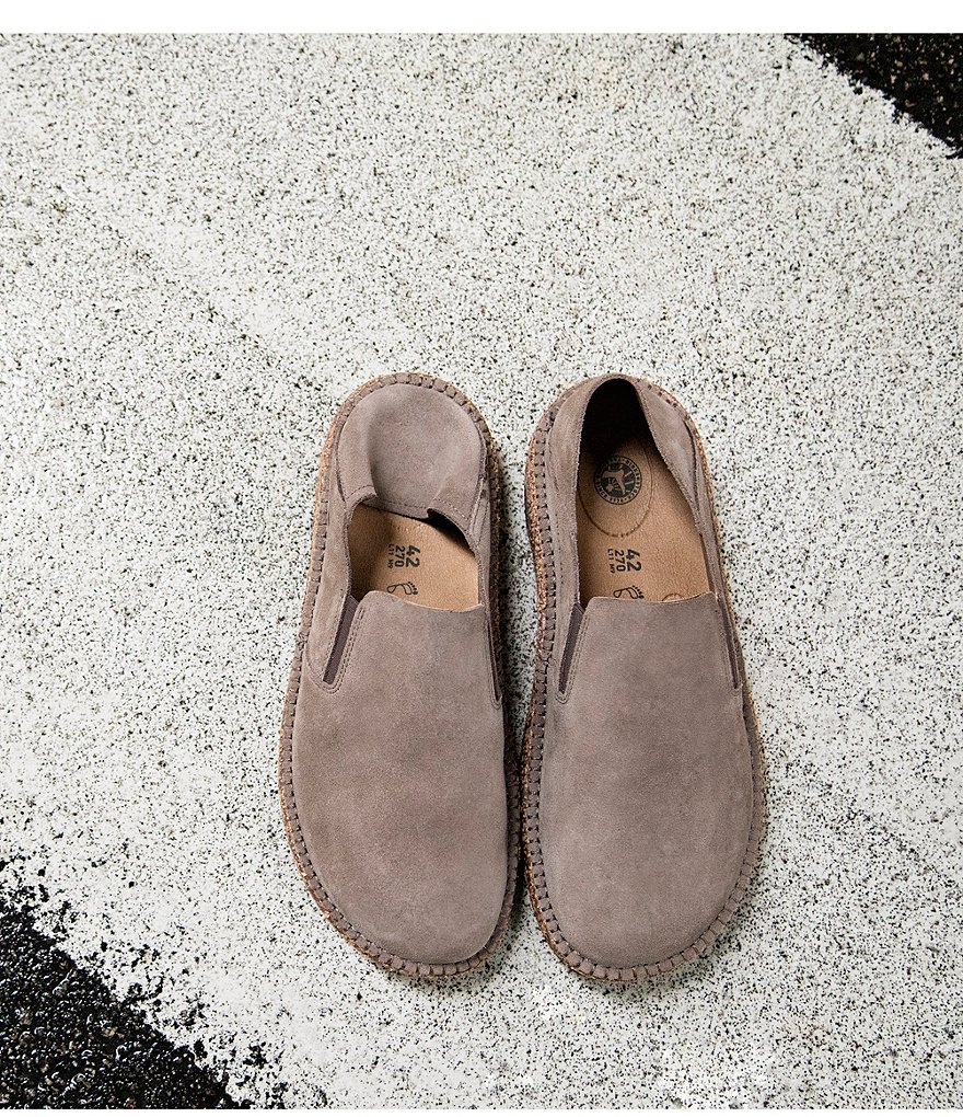 Trotters Harlow Lizard Patent Suede Leather Slip-Ons