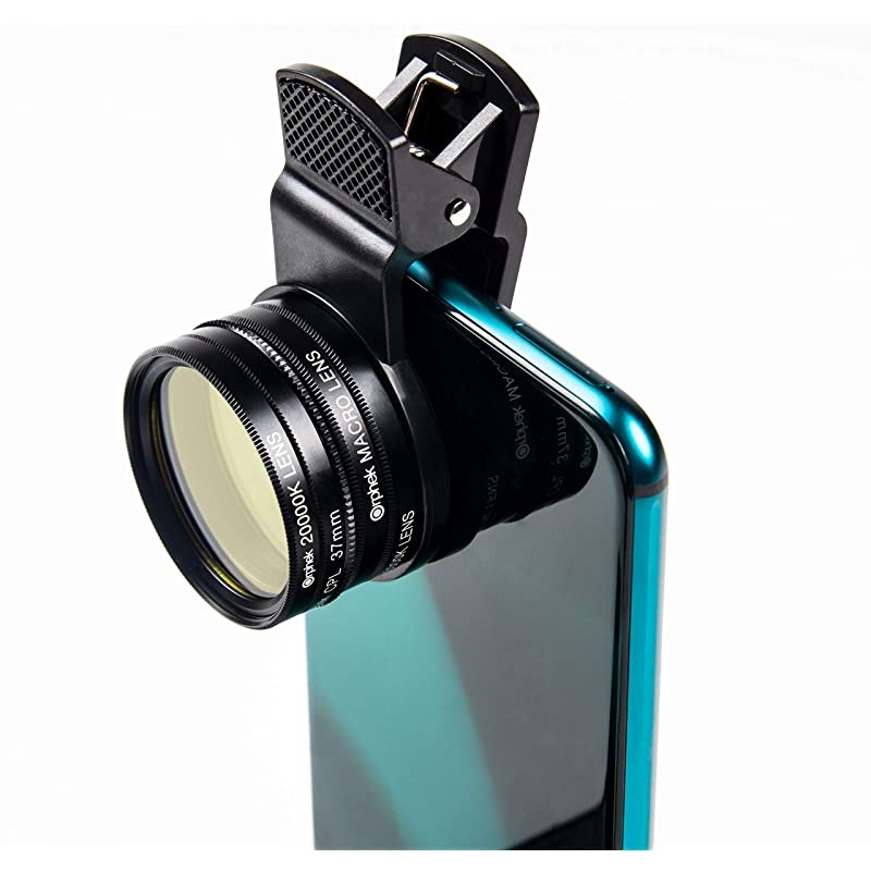 LENS 2020 Kit for Smartphones 4 Included Macro CPL 37mm Polarized 15000k Orange 20000k Yellow For ALL smartphone models iphone samsung huawei google pixel tablets and more
