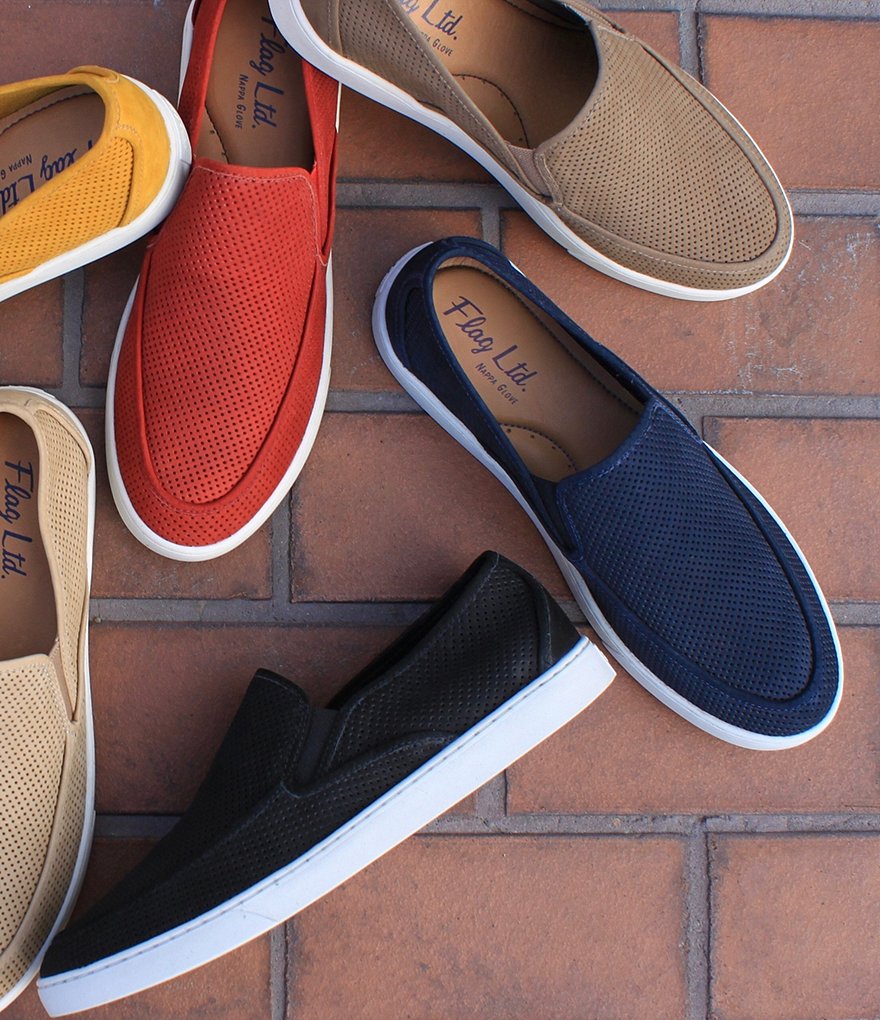 Flag LTD. Men's Belmont Perf Gore Slip-Ons