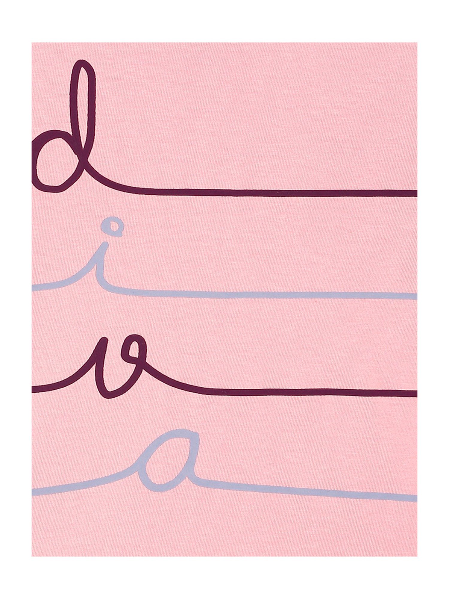 MINIKLUB Kids Pink Printed Full Sleeves Top