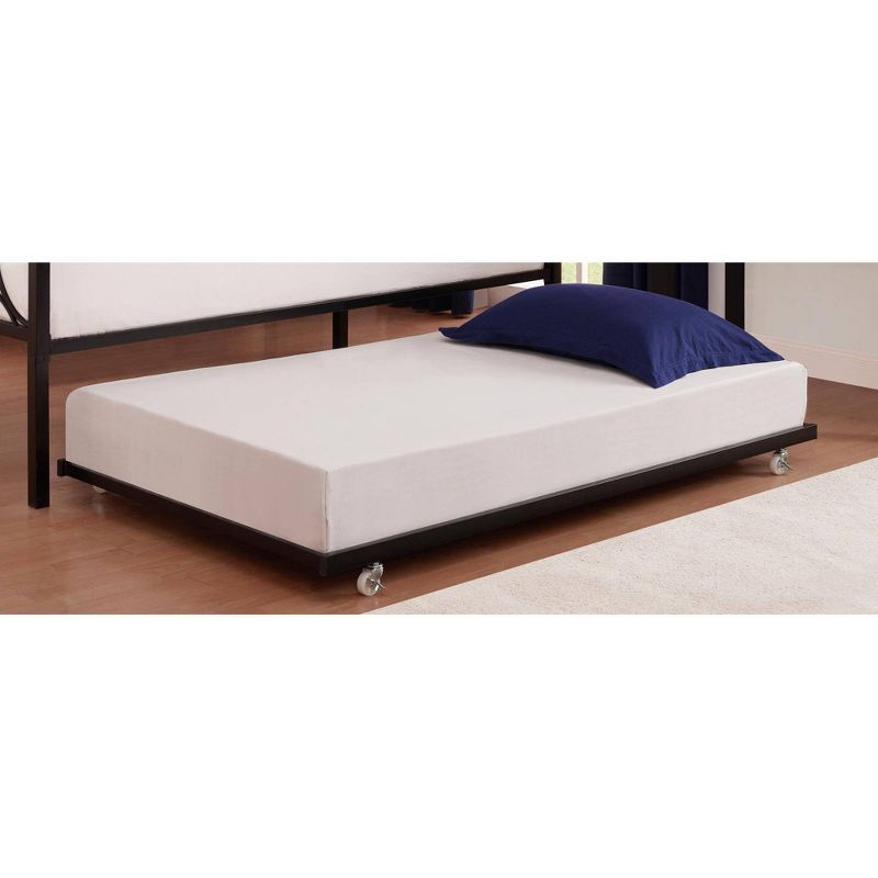 Gavin Universal Metal Trundle for Daybeds Black - Room & Joy