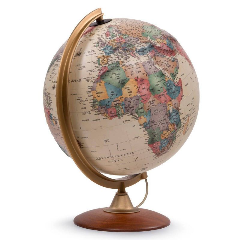 Colombo Antique Physical Relief Globe - Waypoint Geographic