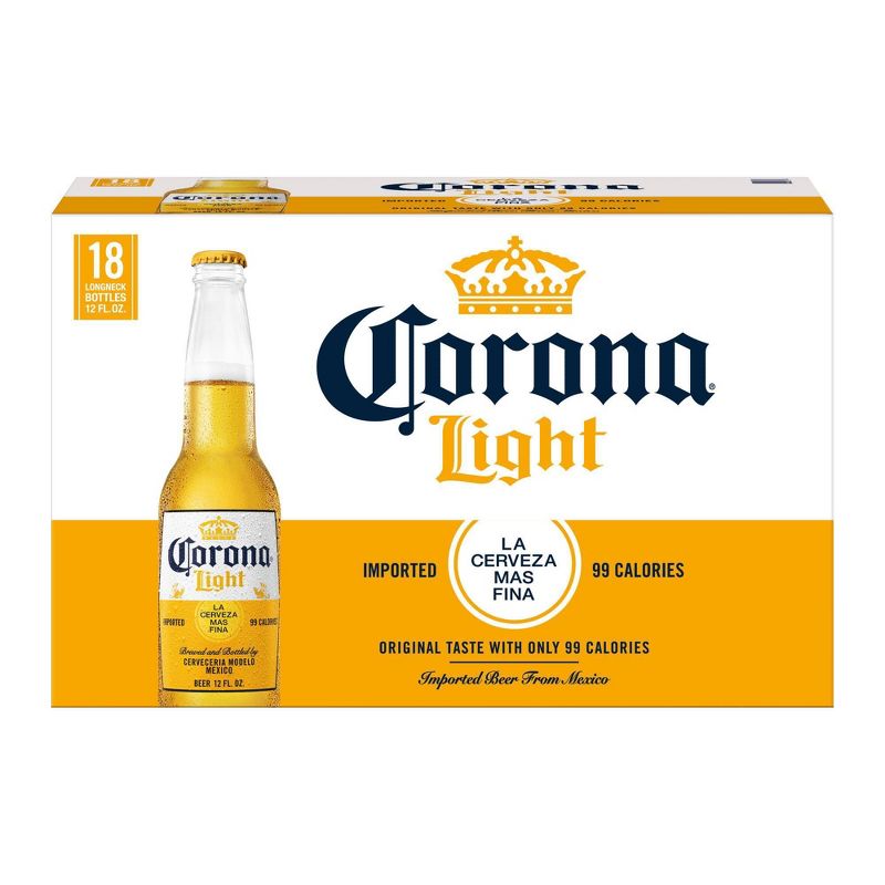 Corona Light Lager Beer - 18pk/12 fl oz Bottles