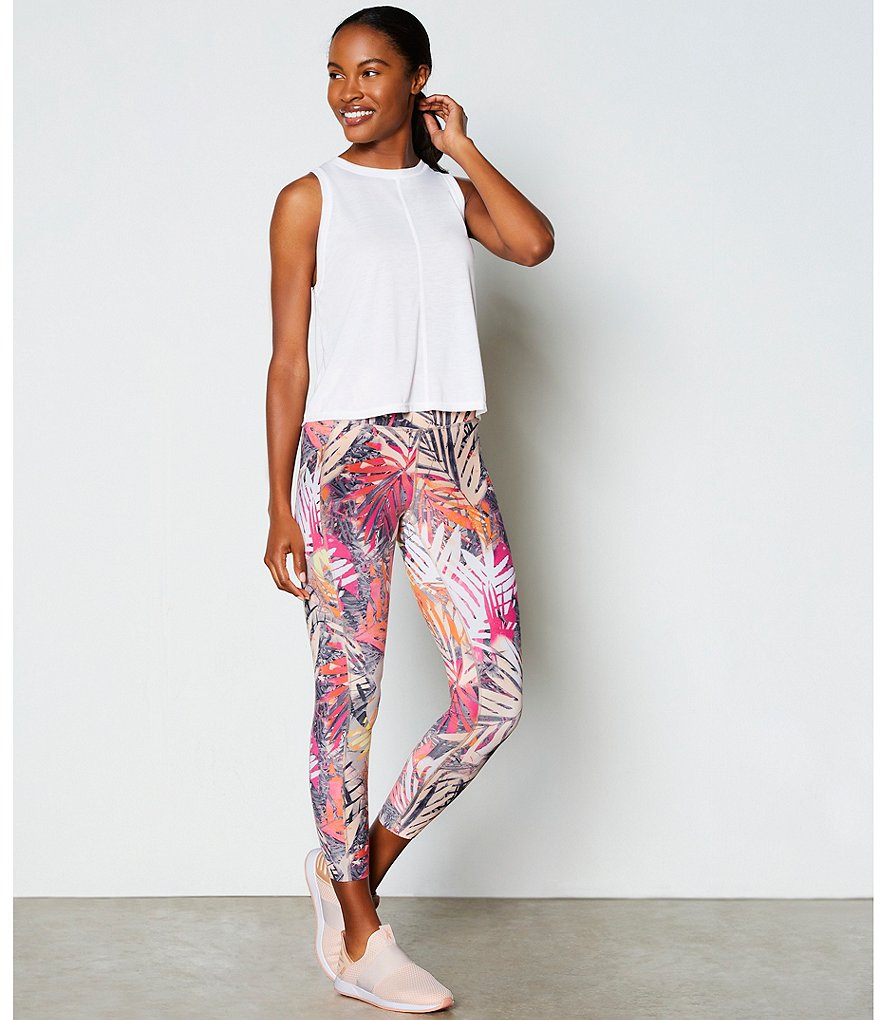 Calvin Klein Performance Relaxed Inset Crop Tank