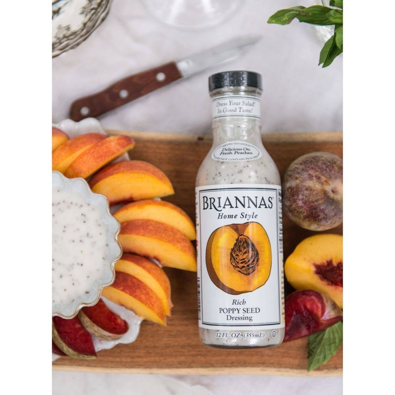 Briannas Home Style Rich Poppy Seed Salad Dressing - 12fl oz