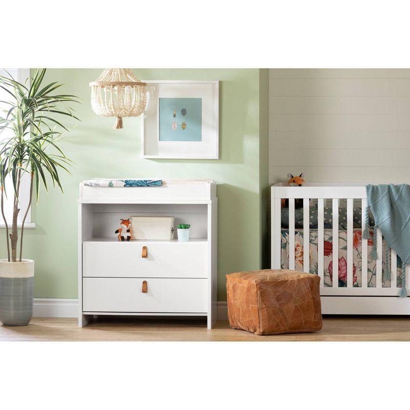 Rowan Valley Arden Grey Changing Table Topper for Dressers
