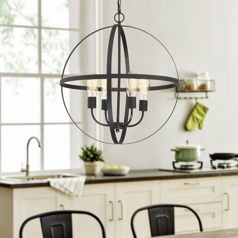 Ceiling Lights Manton Chandelier - Black - Lite Source