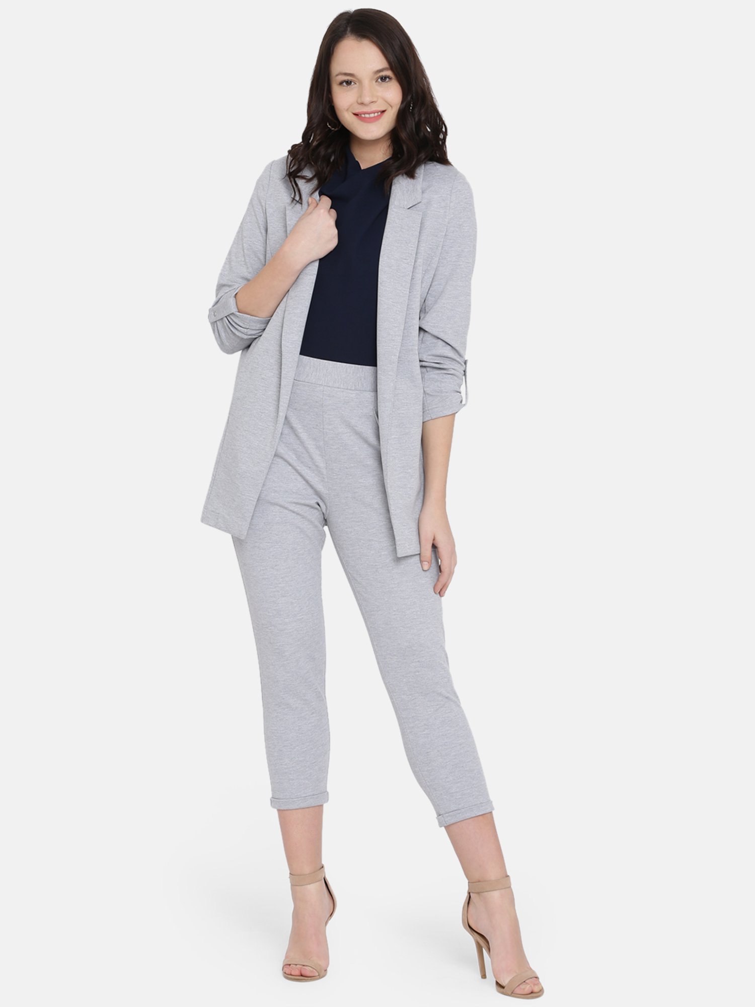 ISU by Radhika Apte Grey Textured Jacket