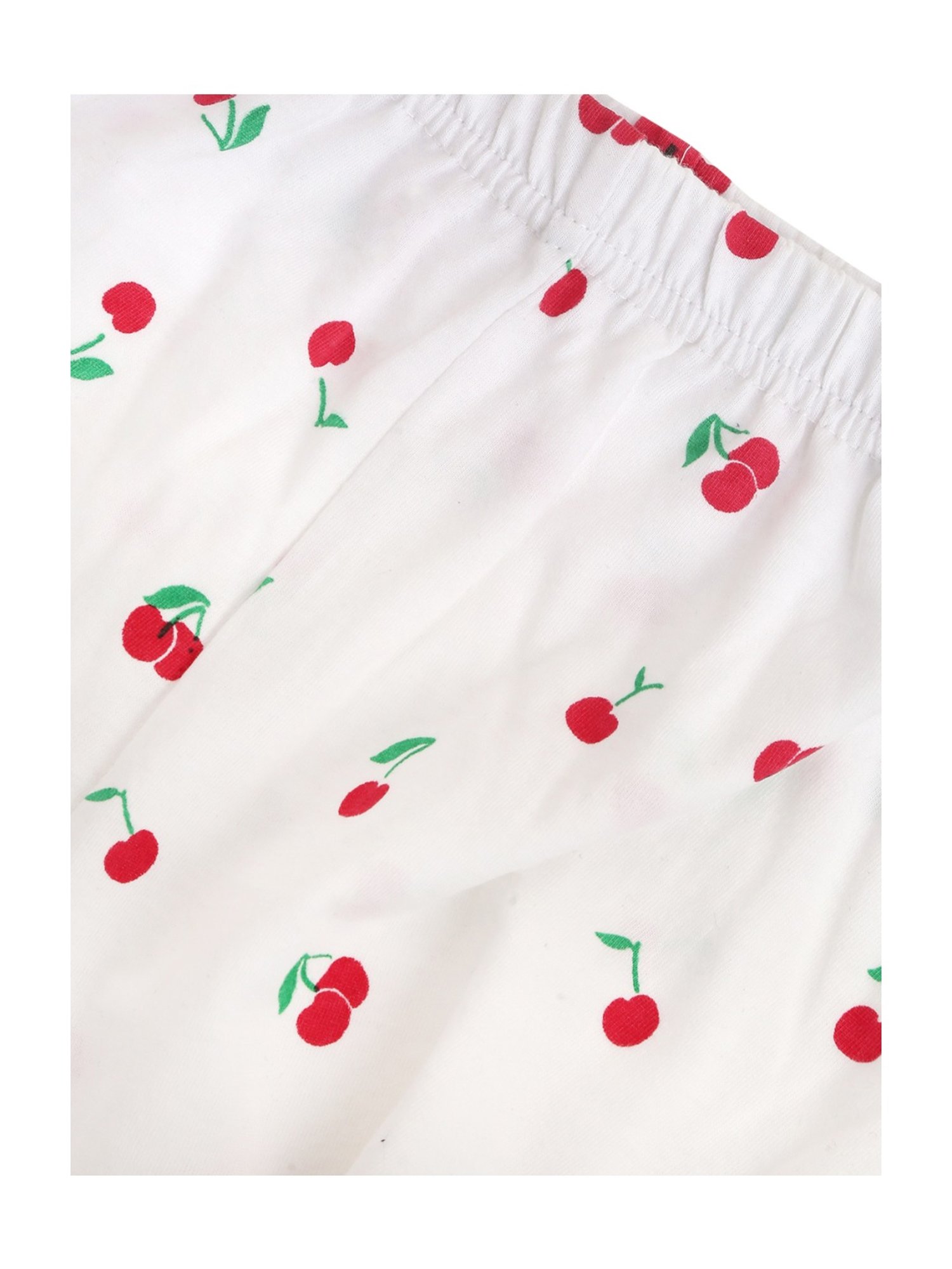 Kids Craft White Cotton Printed T-Shirt & Pants
