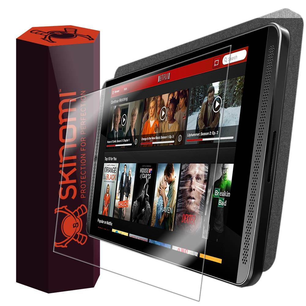 Skinomi&reg; TechSkin - NVIDIA Shield Tablet K1 Screen Protector + Brushed Steel Full Body Skin with Free Lifetime Replacement / Front & Back Wrap Clear Film / Ultra HD and Anti-Bubble Invisible Shield