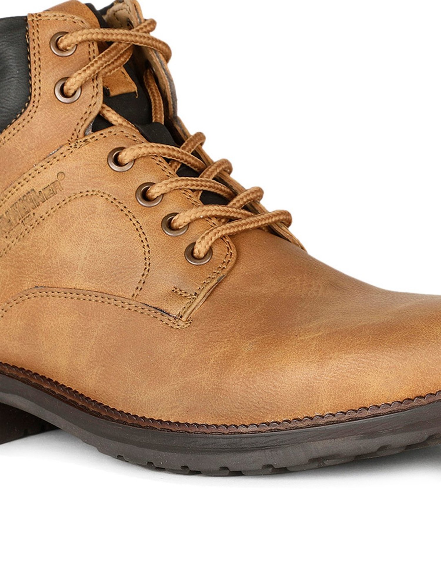 Weinbrenner by Bata Men's Tan Derby Boots
