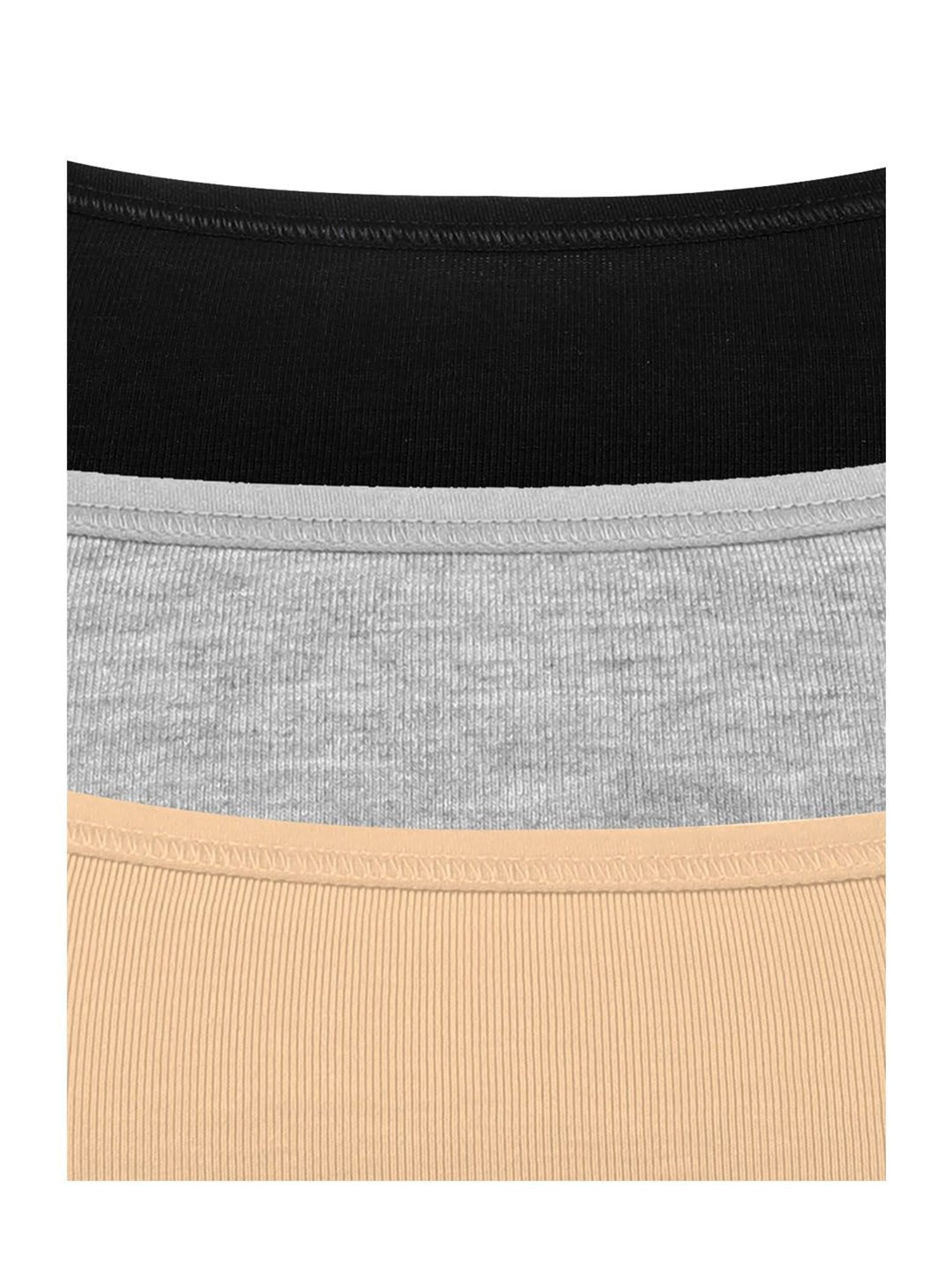 Sillysally Kids Solid Multicolor Bra (Pack Of 3)