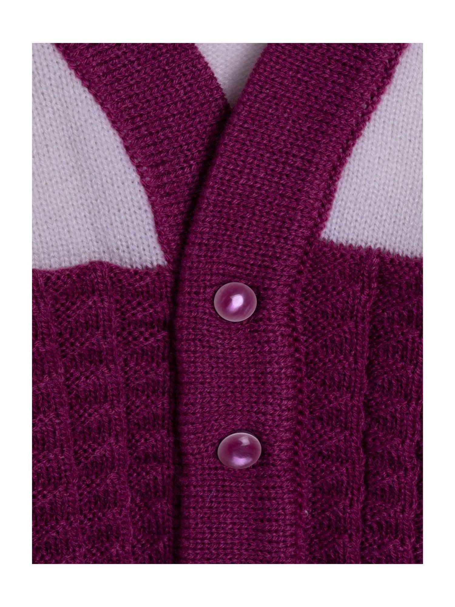 Pantaloons Baby Brown Cotton Printed Full Sleeves Sweater