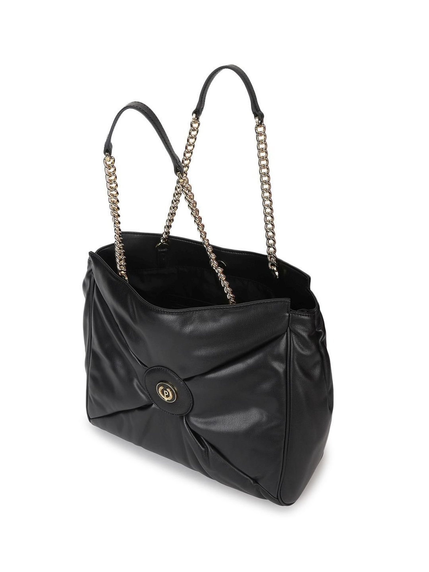 Pollini Black Large Tote