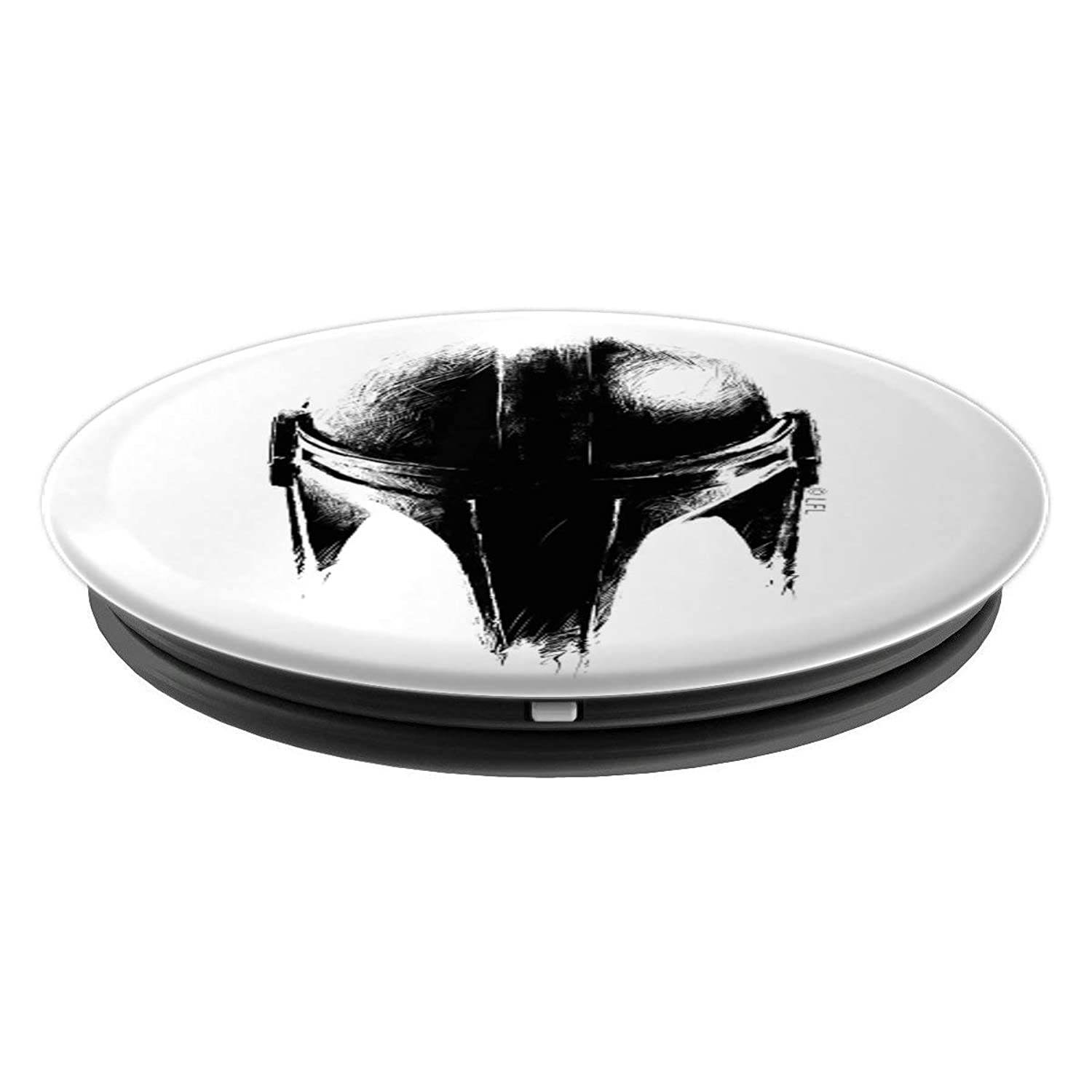 Star Wars The Mandalorian Metallic Helmet PopSockets Grip and Stand for Phones and Tablets