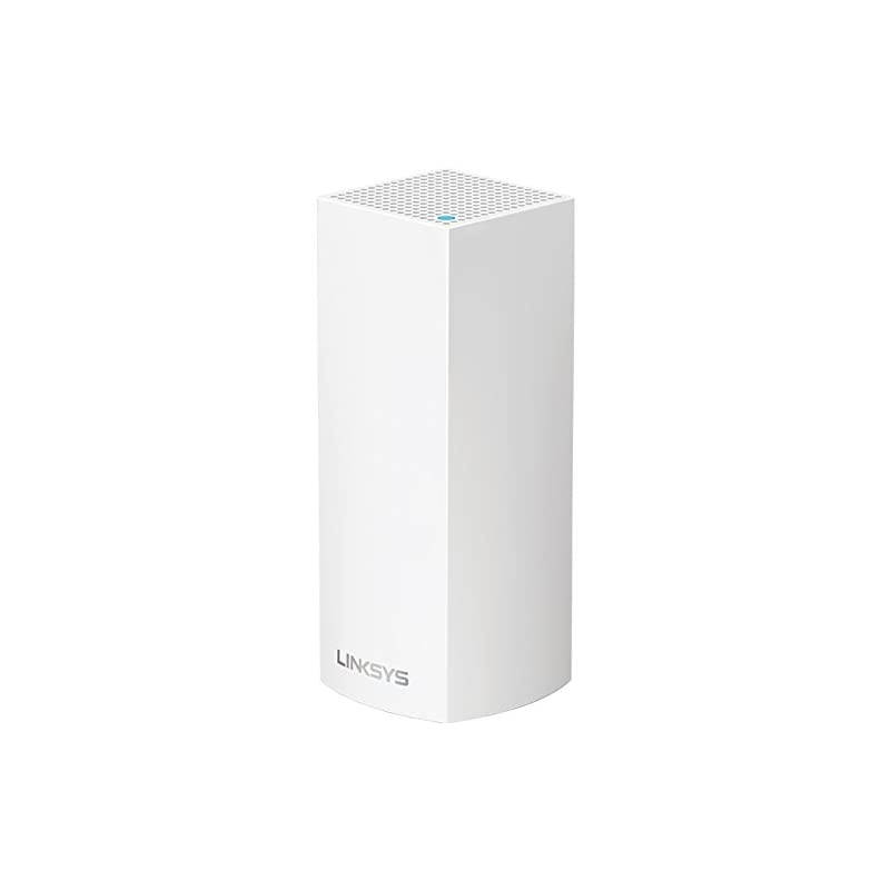 WHW0301 Velop Mesh Router (Tri-Band Home Mesh Wi-Fi System for Whole-Home Wi-Fi Mesh Network) 1-Pack, White