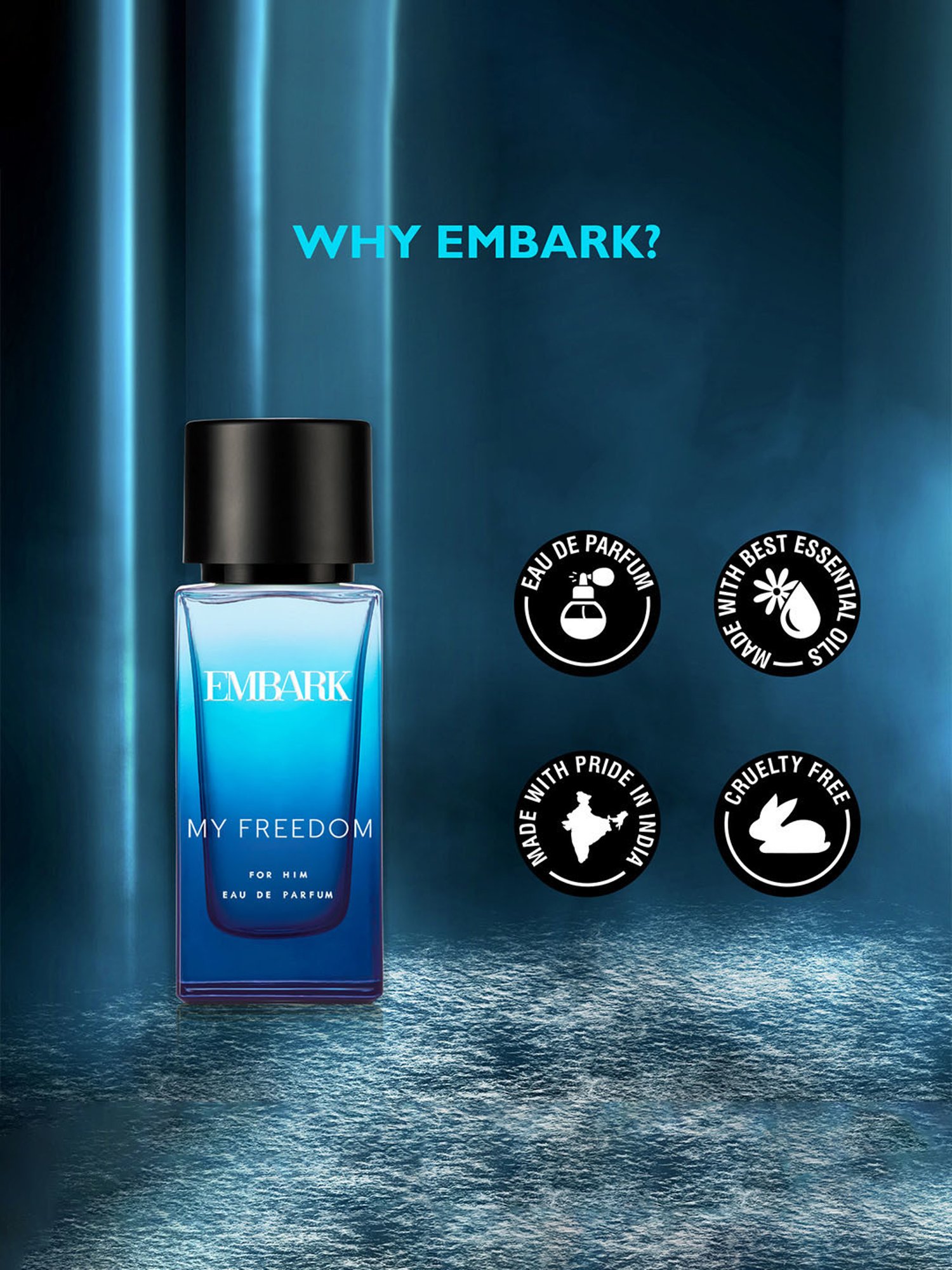 Embark My Freedom for Him Eau de Parfum - 30 ml
