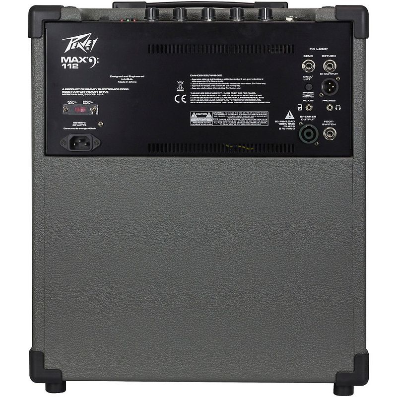 Peavey MAX 250 250W 1x15 Bass Combo Amp Gray and Black