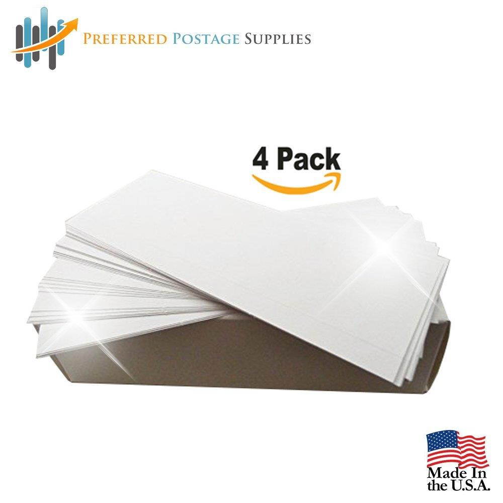 Money Saver Four Pack 1000 count 6-1/2"x2.375" Postage Meter Tapes Compare to Postalia PLABEL One label per strip