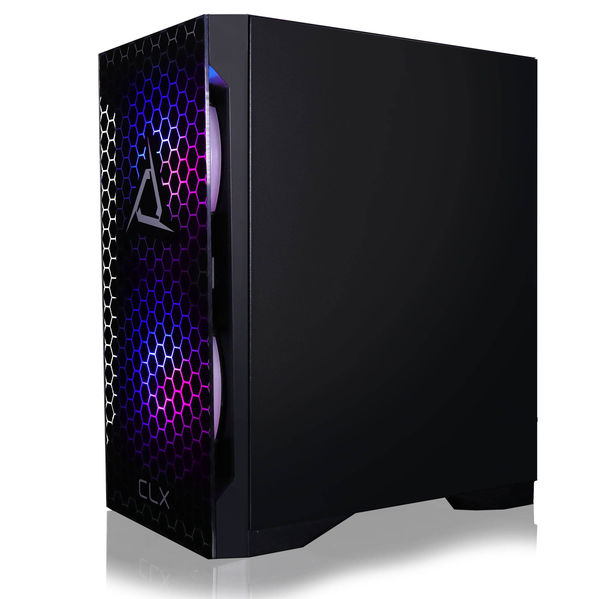 CLX SET Gaming Desktop - AMD Ryzen 7 3800X 3.9GHz 8-Core Processor, 16GB DDR4 Memory, GeForce RTX 3070 Ti 8GB GDDR6X Graphics, 500GB SSD, 3TB HDD, WiFi, Windows 10 Home 64-bit