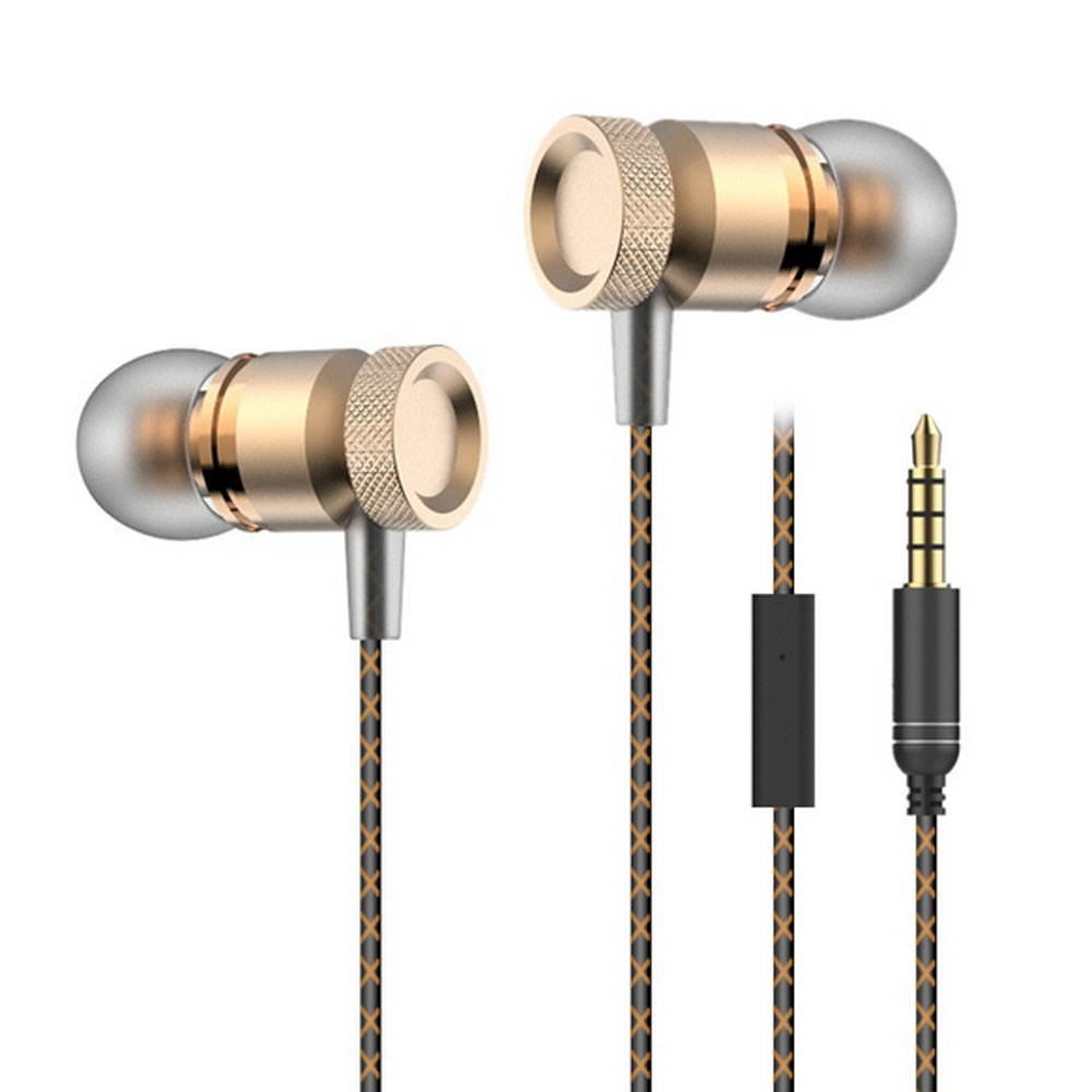 3.5mm in-ear Stereo HiFi Bass Headphone Earphone Earbuds With Mic