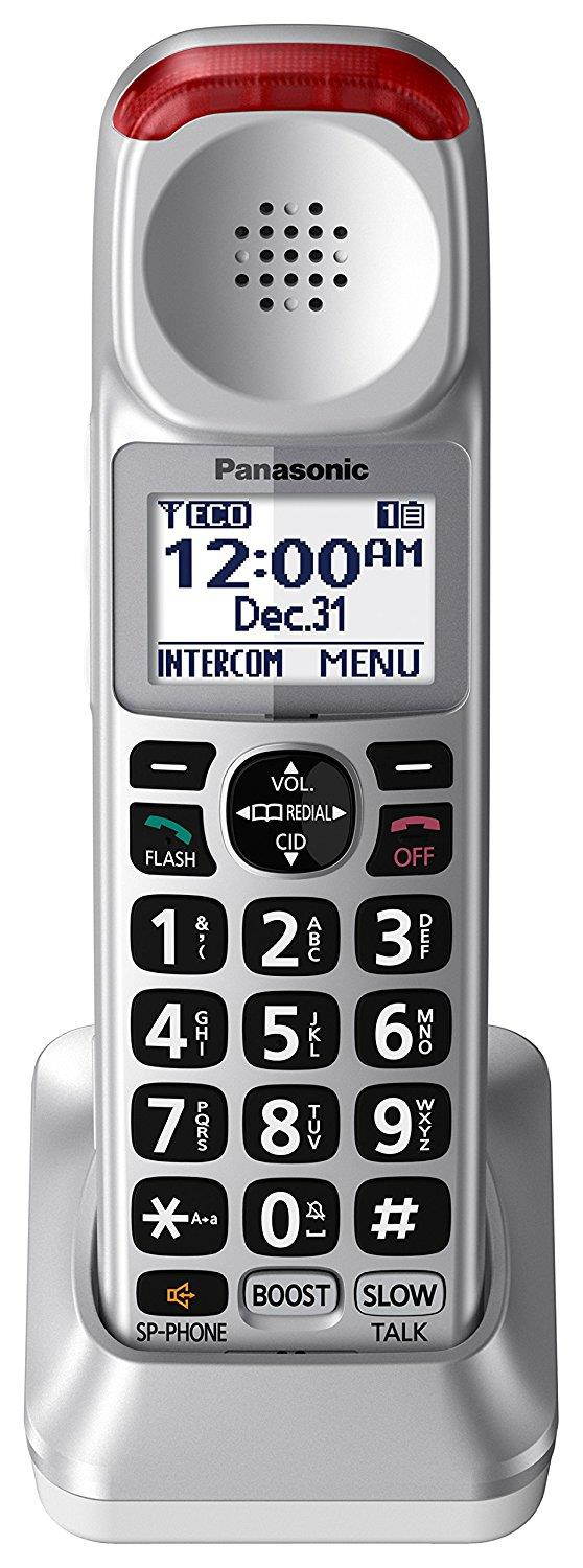 Panasonic KX-TGMA45S Amplified Additional Cordless Handset for KX-TGM450S, Silver