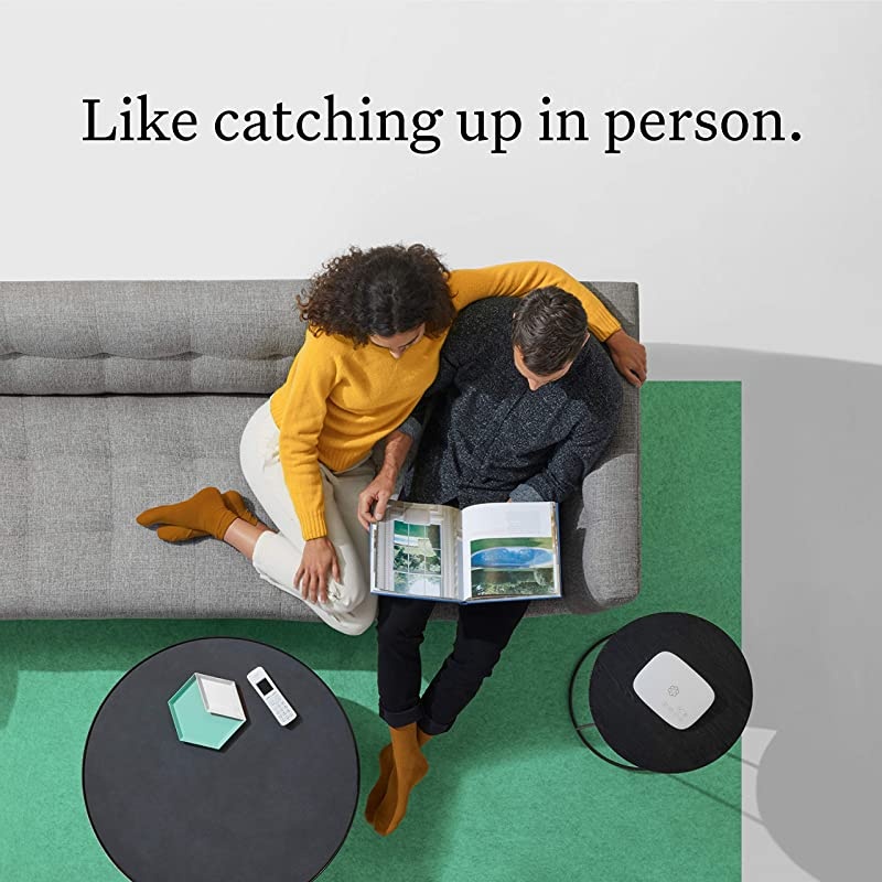 HD3 Handset cordless phone with picture callerID and HD voice quality Works with  Telo VoIP free Internet home phone service