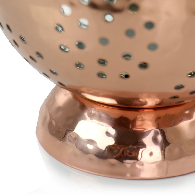 Gibson Home Rembrant 5.7 Inch Stainless Steel Mini Colander in Copper
