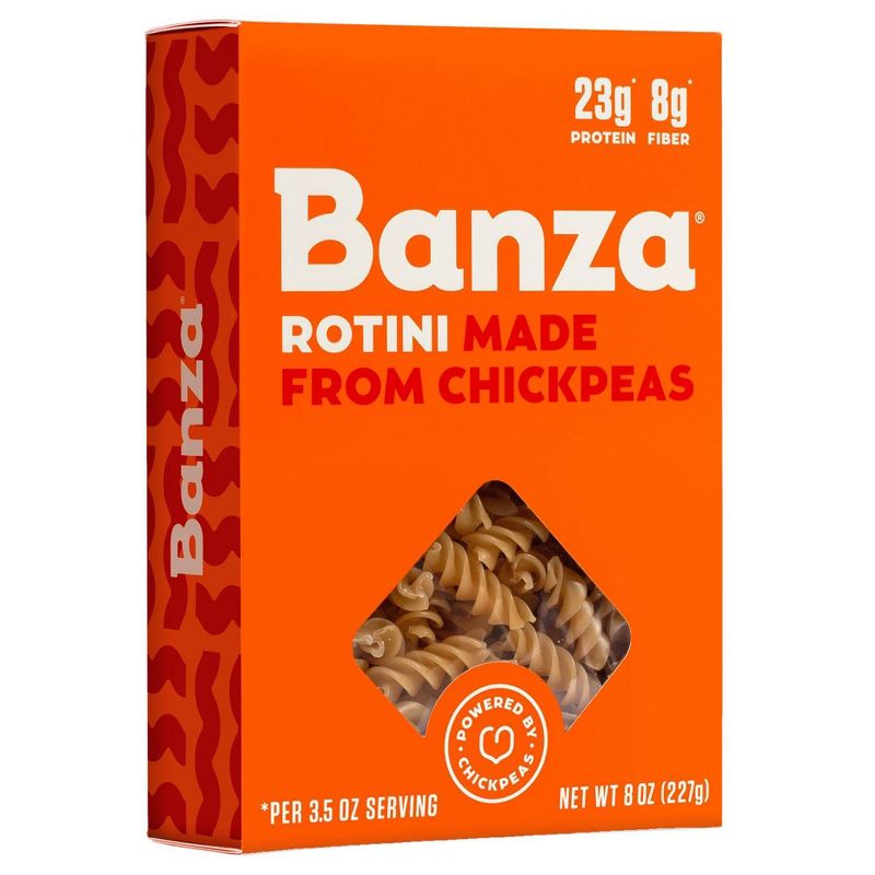 Banza Chickpea Pasta Rotini 8 Oz